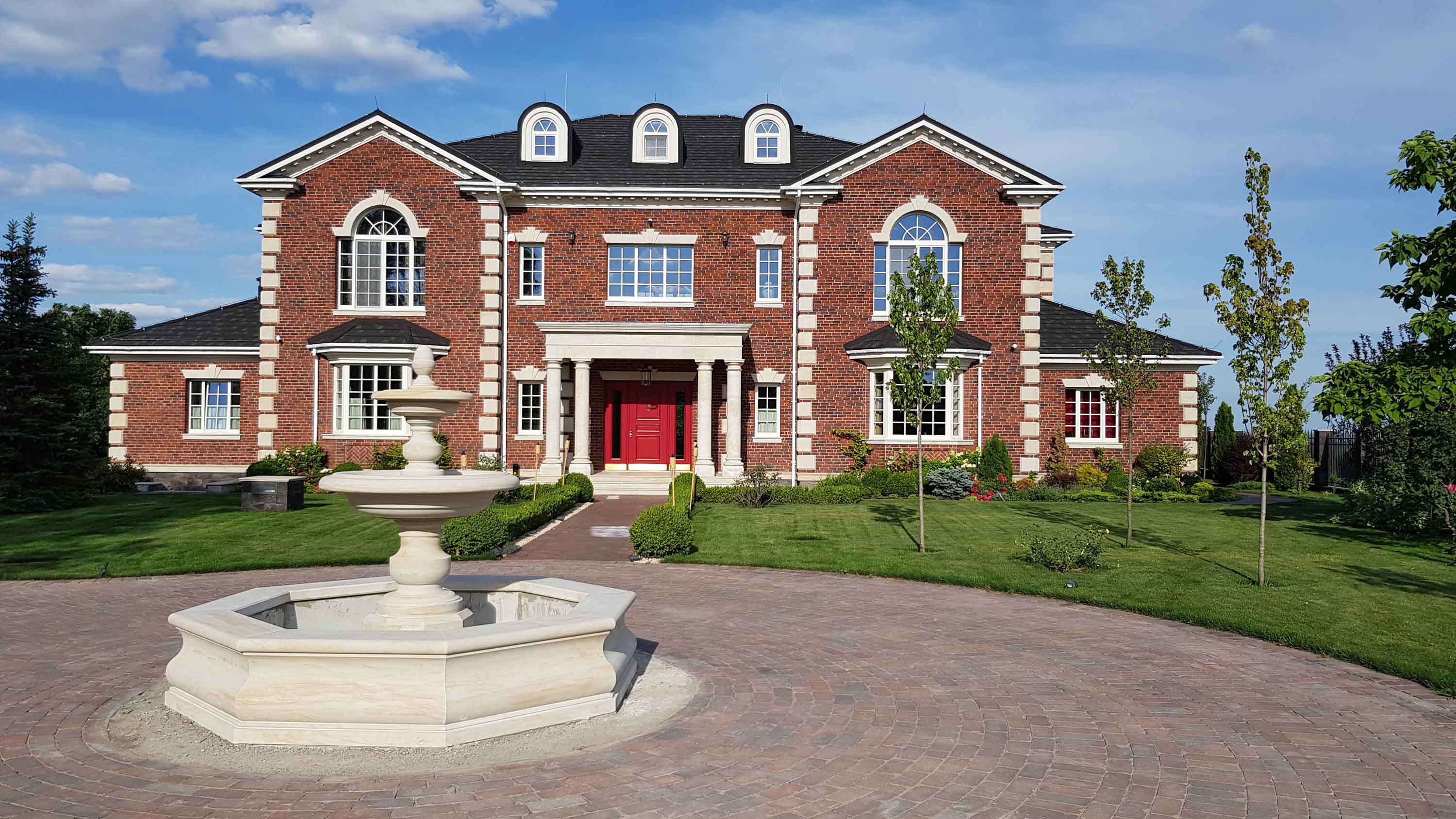 Royal Mesquite Roof on house in Ukraine